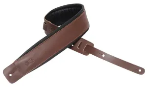 Levy´s Levys DM1PD Padded Leather Guitar Strap, Brown