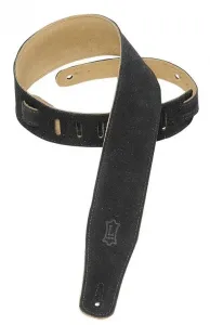 Levy´s Levys MS26 Suede Leather Guitar Strap, Black