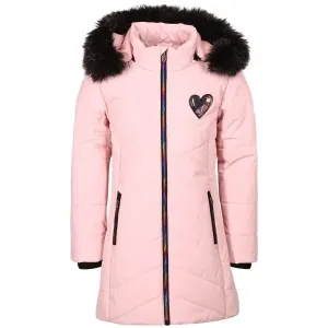 Lewro ALVINA Dievčenský zimný kabát, ružová, veľkosť #433871