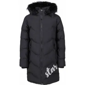 Lewro STAR Dievčenský zimný kabát, čierna, veľkosť #470936