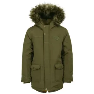 Lewro UTHYR Chlapčenský zimný kabát, khaki, veľkosť #473946