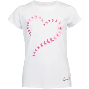 Lewro MACIE Dievčenské tričko, biela, veľkosť #6292047