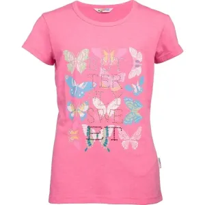 Lewro ROSALIN Dievčenské tričko, ružová, veľkosť #5671040