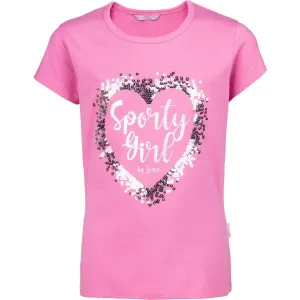 Lewro TESLIN Dievčenské tričko, ružová, veľkosť 128-134