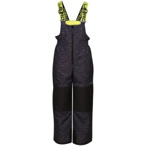 Lewro FINLEY Detské zateplené nohavice, tmavo sivá, veľkosť 140-146