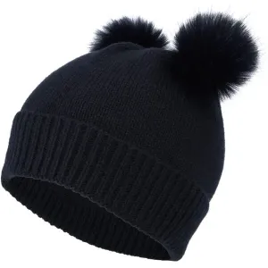 Lewro ROCA Dievčenská pletená čiapka, čierna, veľkosť #7463762