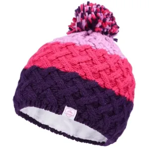 Lewro TARAH Dievčenská pletená čiapka, ružová, veľkosť #7510193
