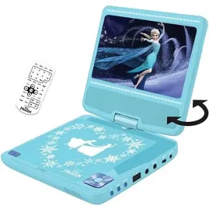 Frozen Prenosný DVD prehrávač 7 s rotujúcou obrazovkou a slúchadlami