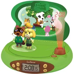 Lexibook Animal Crossing 3D Projekčné hodiny so zvukmi