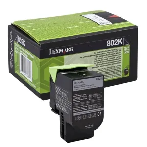 LEXMARK 80C20K0 - originálny toner, čierny, 1000 strán