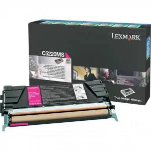 LEXMARK C5220MS - originálny toner, purpurový, 3000 strán