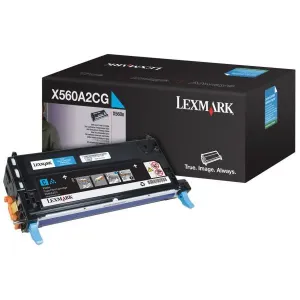 LEXMARK X560A2CG - originálny toner, azúrový, 4000 strán