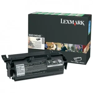 LEXMARK X651H04E - originálny toner, čierny, 25000 strán