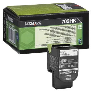 Lexmark 70C2HKE, black, 1000 str., return, originálny toner