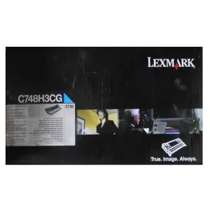 Lexmark originál toner C748H3CG, C748, cyan, 10000str