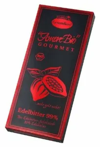Liebhart´s Gesundkost GmbH Horká čokoláda 99% kakao Liebharts BIO 80 g