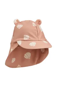 Detská čiapka Liewood ružová farba, vzorovaná
