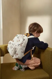 Detský ruksak Liewood béžová farba, malý, vzorovaný
