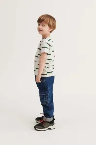 Detské bavlnené tričko Liewood béžová farba, jednofarebný