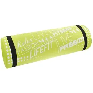 Lifefit Yoga mat exclusiv plus zelená