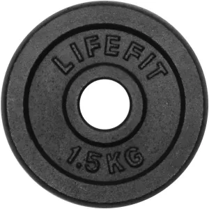 Lifefit KOTÚČ 1,5KG 30MM Nakladací kotúč, čierna, veľkosť 1,5 KG