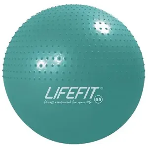 Lifefit Massage ball 55 cm, tyrkysová
