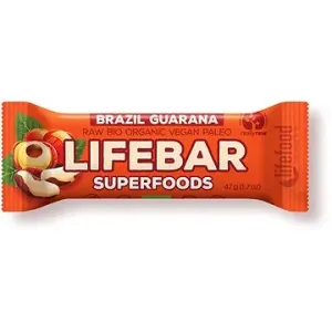 Lifefood Lifebar Superfoods RAW BIO 47 g, brazílska s guaranou