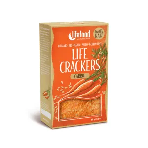 Lifefood Life crackers Mrkvánky BIO RAW 80 g #1185094