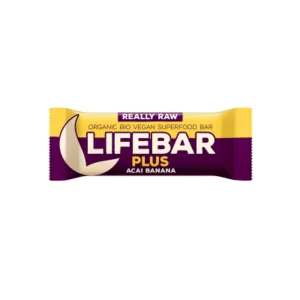 Lifefood Lifebar Superfoods RAW BIO 47 g, acai s banánom