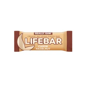 Tyčinka Lifebar karobová s lieskovými orechmi 47 g BIO   LIFEFOOD