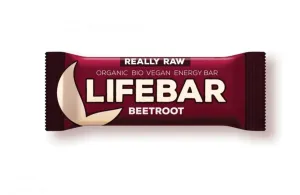 VÝPREDAJ!!!Tyčinka Lifebar s červenou repou 47 g BIO   LIFEFOOD