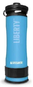 Lifesaver filtračná a čistiaca fľaša na vodu, 400ml, modrá