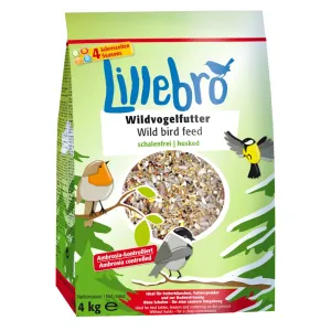 Lillebro krmivo pre divoké vtáctvo bezšupkové - 20% zľava  - 4 kg