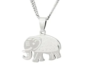 Linda's Jewelry Náhrdelník Slon Šťastie chirurgická oceľ INH120 Dĺžka: 60 cm
