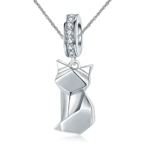 Linda's Jewelry Strieborný náhrdelník Foxy Liška Ag 925/1000 INH105