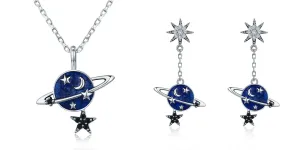 Linda's Jewelry Zvýhodnená sada šperkov Mesiac a Hviezdy Ag 925/1000 IS055