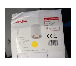 Lindby Lindby - Bodové svietidlo LARON 1xGU10/5W/230V