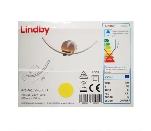 Lindby Lindby - LED Nástenné svietidlo IVEN LED/7W/230V