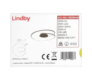 Lindby Lindby - LED Stropné svietidlo JOLINE LED/33W/230V