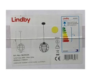 Lindby Lindby - Luster na lanku BEKIRA 1xE27/60W/230V