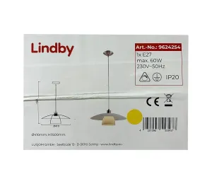 Lindby Lindby - Luster na lanku DOLORES 1xE27/60W/230V