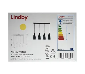 Lindby Lindby - Luster na lanku SANNE 4xE27/15W/230V