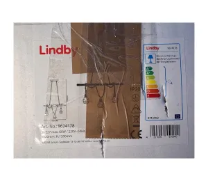 Lindby Lindby - Luster na lanku VENTURA 3xE27/60W/230V