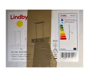 Lindby Lindby - Luster na lanku WATAN 4xE14/28W/230V
