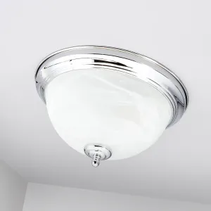 Kúpeľňové stropné svietidlo Corvin chrómovej farby