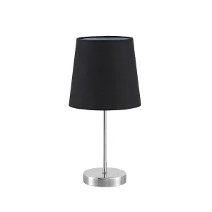 Lindby Leza-stolná lampa, tienidlo na lampu čierne