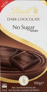 Lindt Horká čokoláda bez prídavku cukru 100 g