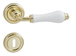 Kľučka na dvere LI - DALIA 600 - R ZLL - zlatá lesklá (OL) | MP-KOVANIA.sk