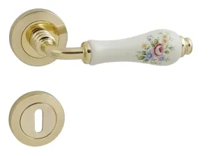 Kľučka na dvere LI - DALIA 766 - R ZLL - zlatá lesklá (OL) | MP-KOVANIA.sk #4120039