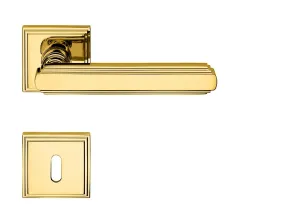 Kľučka na dvere LI - GLAMOR 1555 - HR 016 ZLL - zlatá lesklá (OL) | MP-KOVANIA.sk